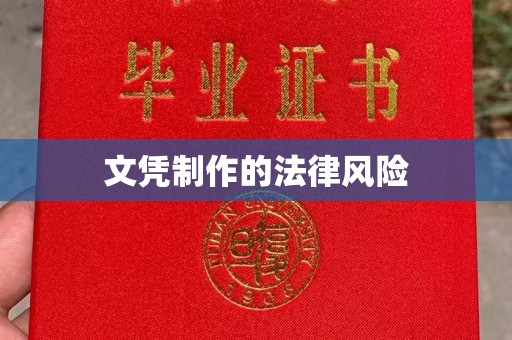 梅列文凭制作的法律风险
